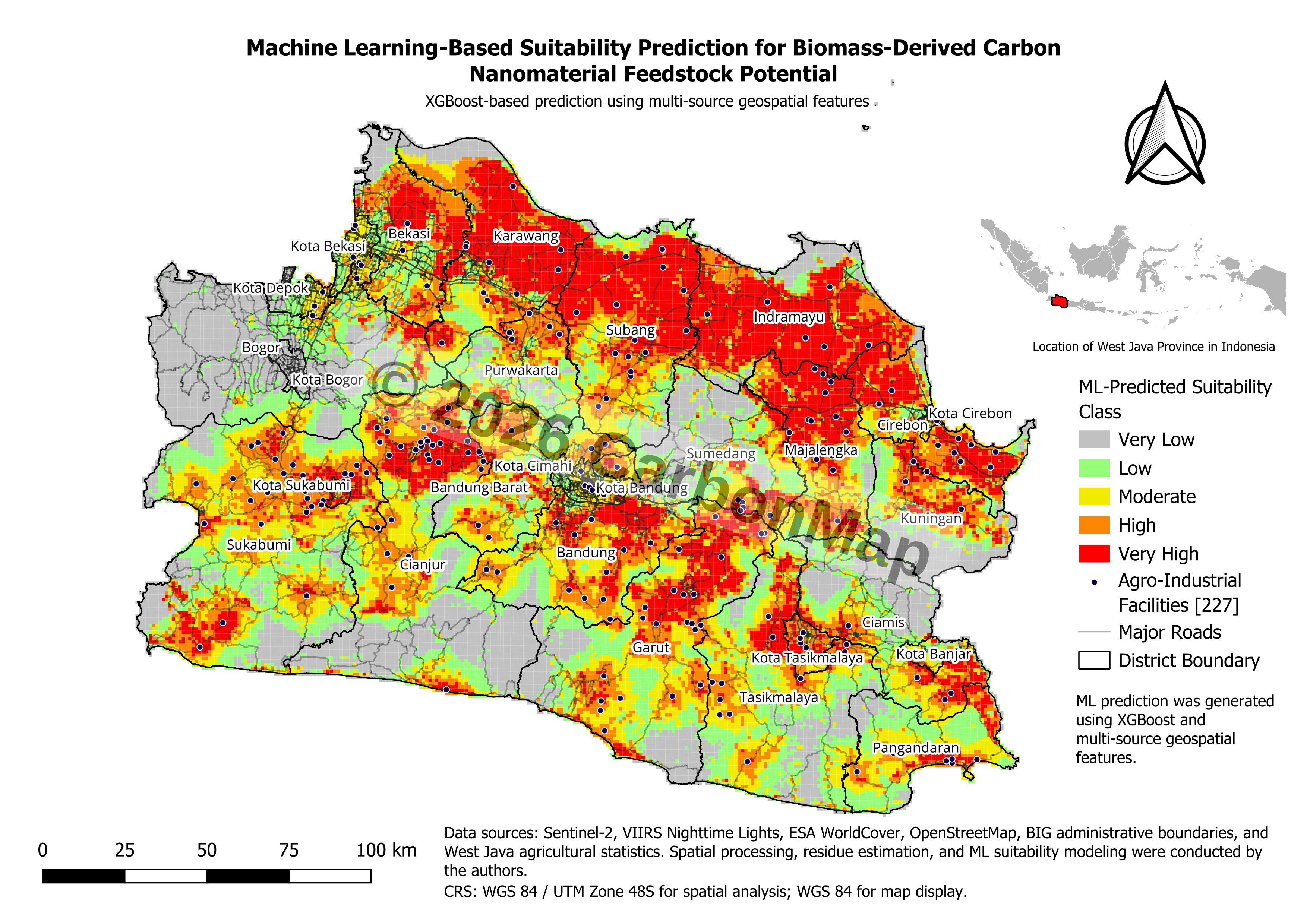 ML prediction map